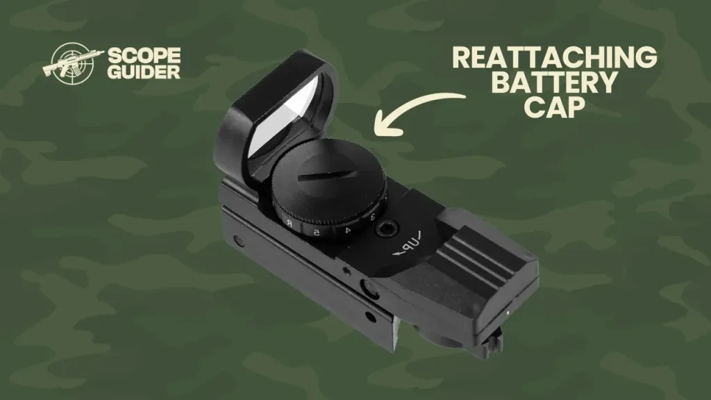 Reattaching Red Dot Sight Battery