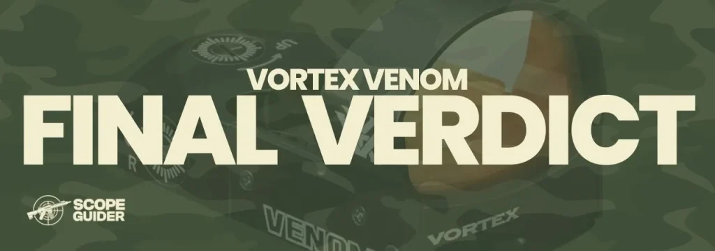 Vortex Venom Red Dot Final Verdict